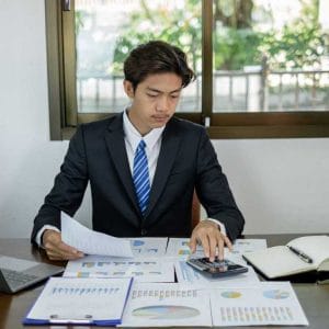 a person doing their job