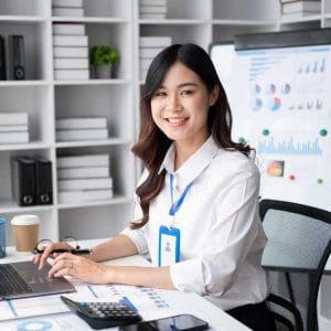 a person doing their job