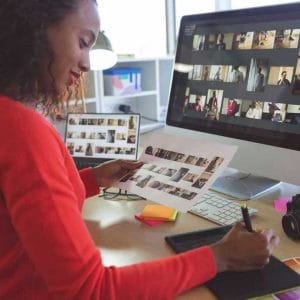 a person doing their job