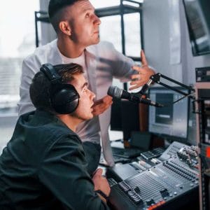 a person doing their job